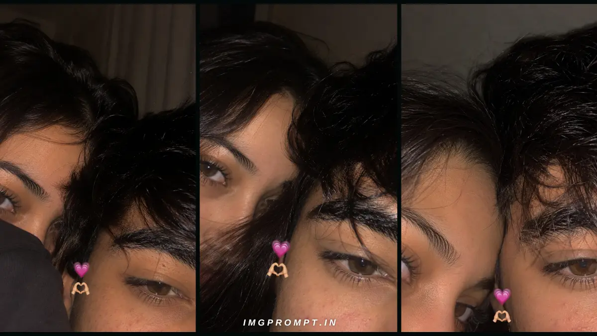 Couple Eye Selfie AI Prompt