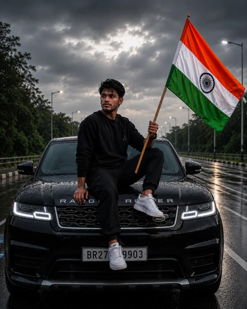 Luxury SUV Independence Day AI Photo Prompt