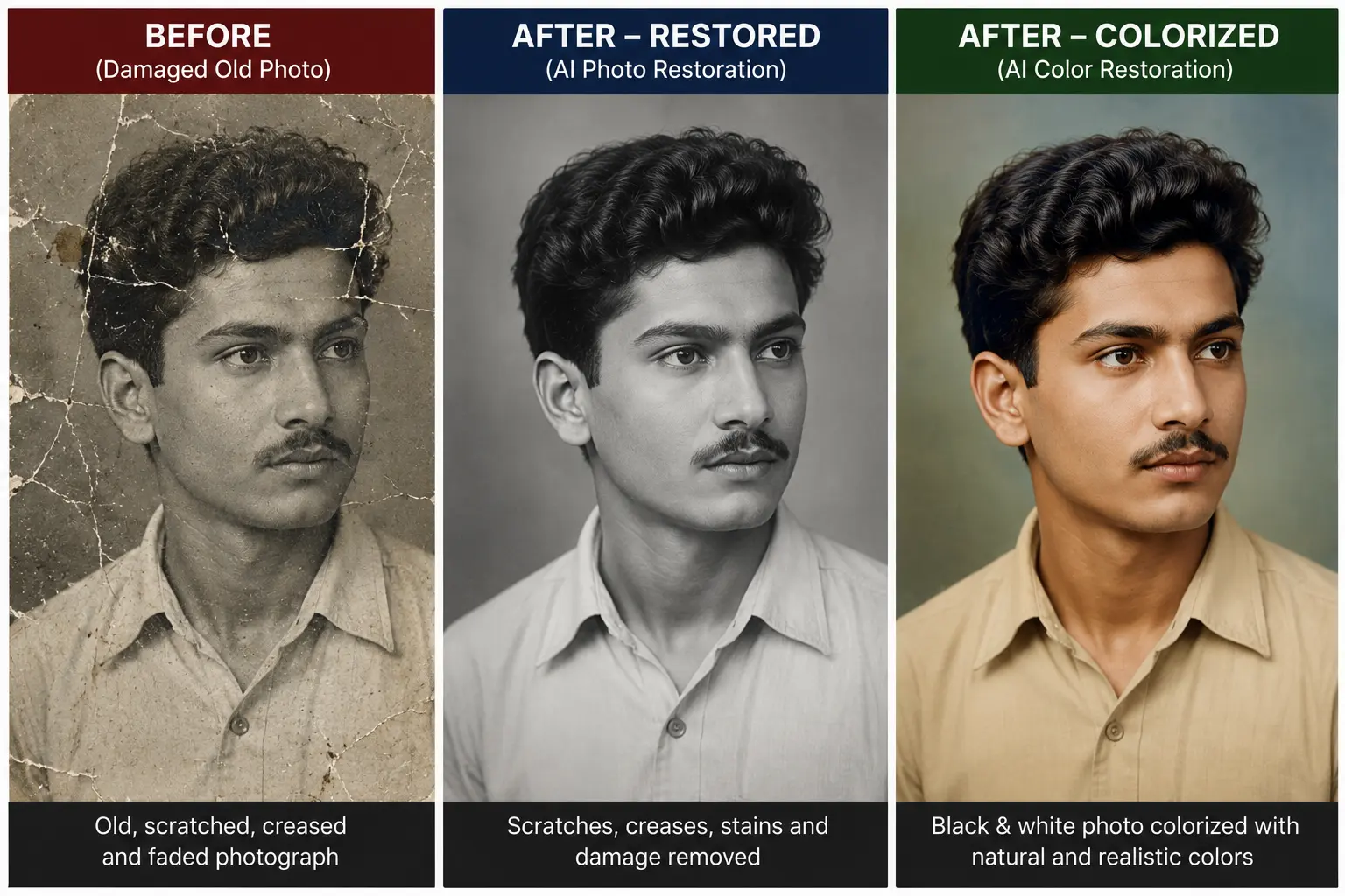 Old Photo Restoration Prompt