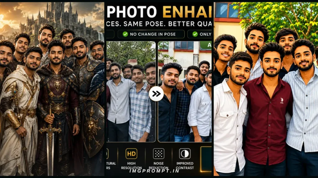 group photo enhancer prompt