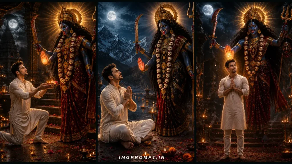 Maa Kali Blessing AI Image Prompt