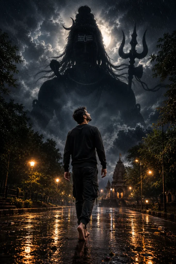 Walking Toward Cosmic Mahadev