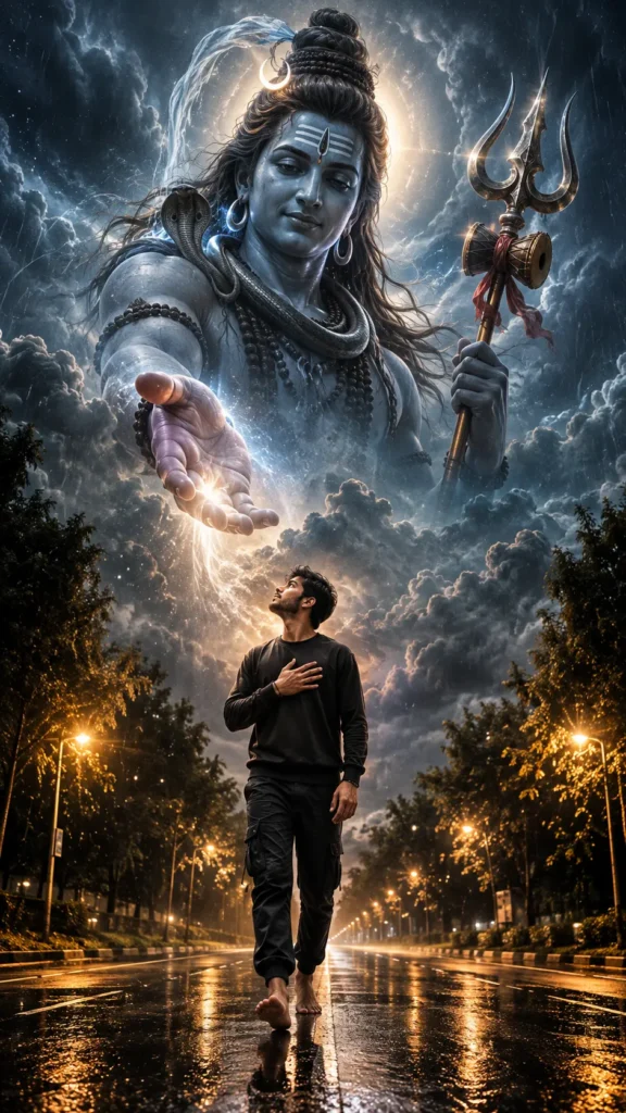 A Cinematic Mahadev Devotional Concept